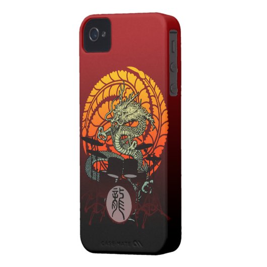 Dragon Drum 04 Case-Mate iPhone Case (Back Left)
