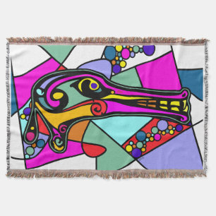 Dragon Duck Head + your idea Throw Blanket