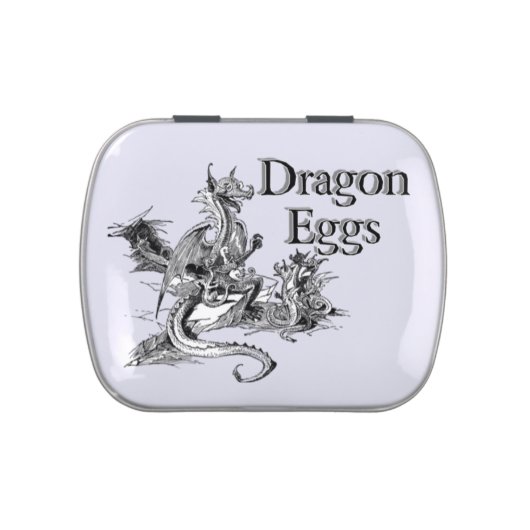 Dragon Eggs Jelly Belly Candy Tin (Top)
