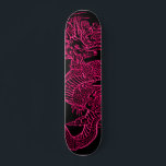 Dragon Element Retro Skateboard Deck<br><div class="desc">Dragon Element Retro Skateboard Deck by MV</div>