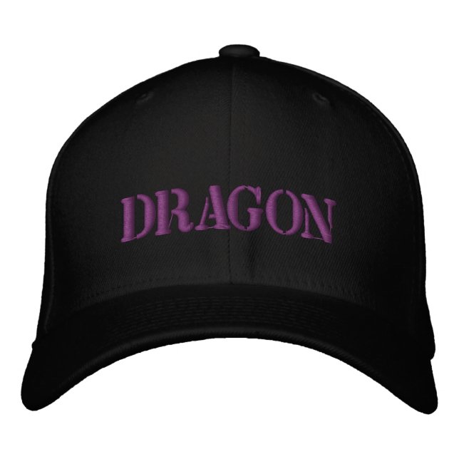 DRAGON EMBROIDERED BASEBALL HAT (Front)