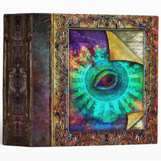 Dragon Eye Curling Pages Ancient Tome 3 Ring Binder
