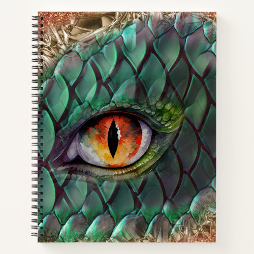 Dragon Eye Mythical Fantasy Notebook