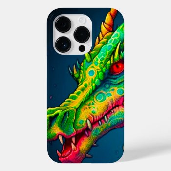 Dragon Face Case-mate Iphone 14 Pro Case by MarblesPictures at Zazzle