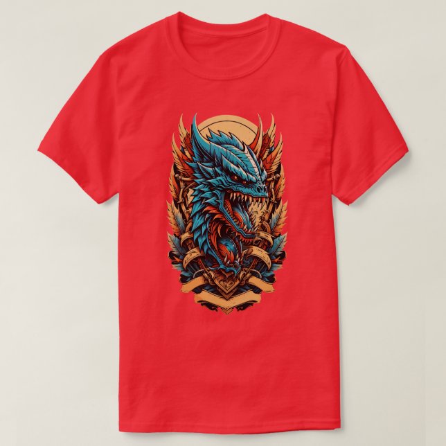 Dragon Face T-Shirt (Design Front)