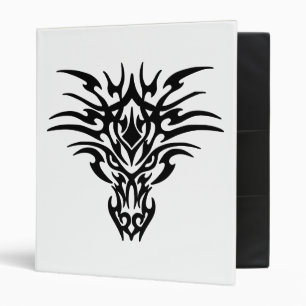 Dragon Face Tattoo Binder