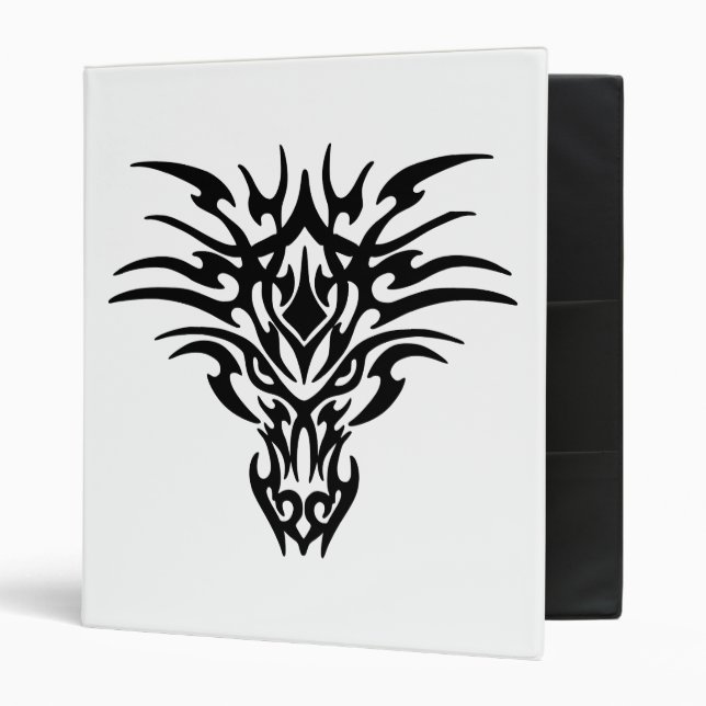 Dragon Face Tattoo Binder (Front/Inside)