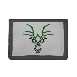 Dragon Face Trifold Wallet