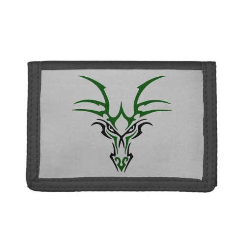 Dragon Face Trifold Wallet