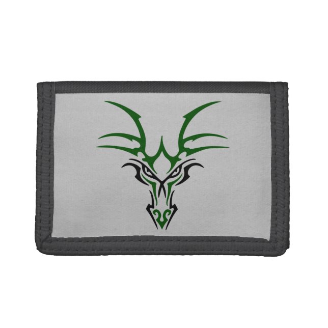Dragon Face Trifold Wallet (Front)