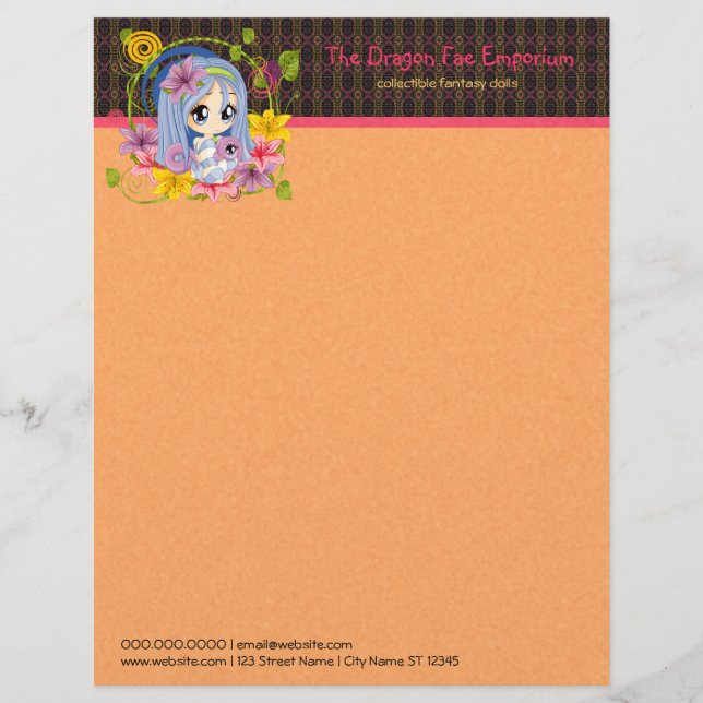 Dragon Fae Letterhead (Front)