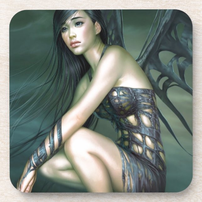 dragon fairy drink coaster (Front)