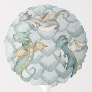 dragon family balloon