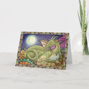DRAGON FAMILY NEXT GENERATION WHIMSY FANTASY Blank Card