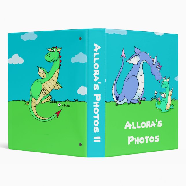 Dragon Family Photo Binder (Background)