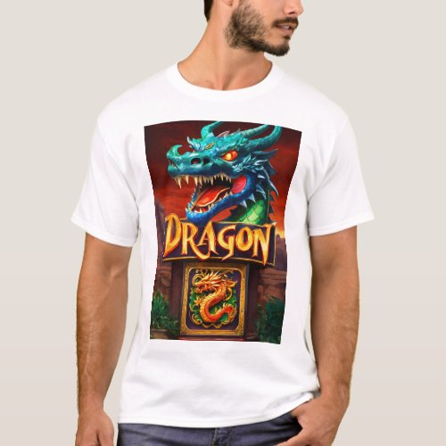 dragon Fansion style mens t_shirt 