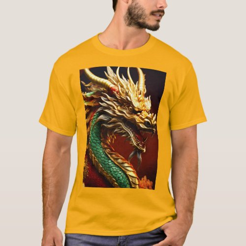 dragon Fansion style  T_Shirt
