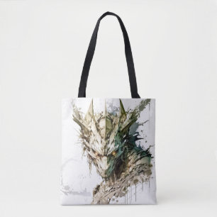 Dragon Fantasy Animal Painting Wildlife Outdoors Tote Bag