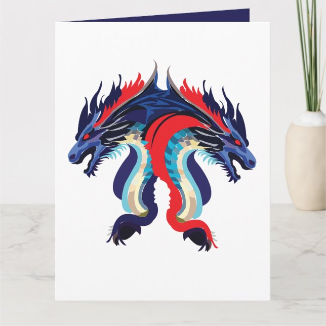 Dragon Fantasy Art Dragon Greeting Card (Front)