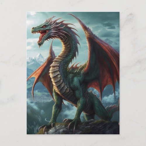 Dragon Fantasy Art Postcard