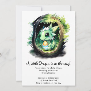 Dragon Fantasy Baby Shower Invitation