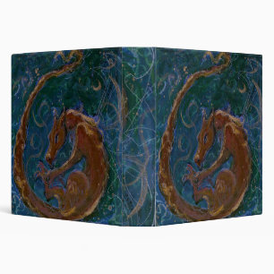 Dragon Fantasy Maureen Girard 3 Ring Binder