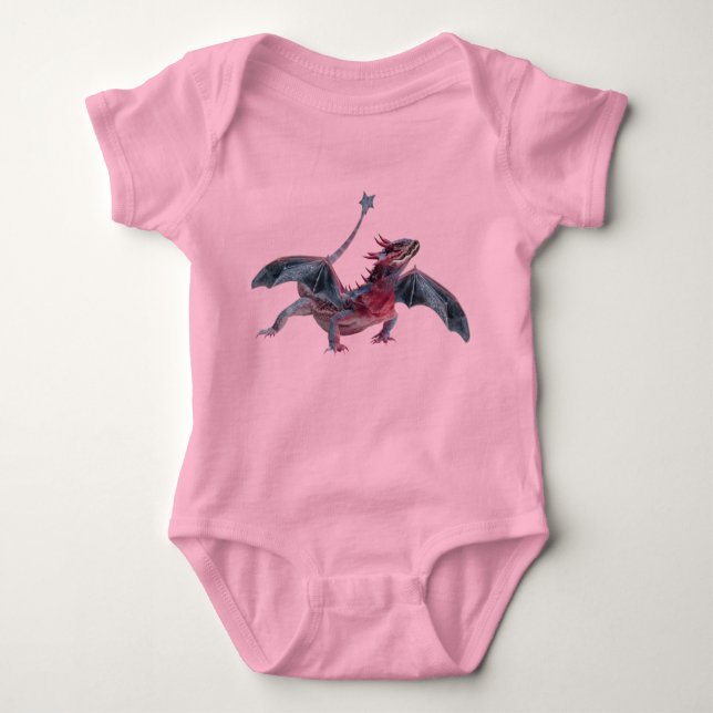 dragon fantasy photoshop baby bodysuit (Front)