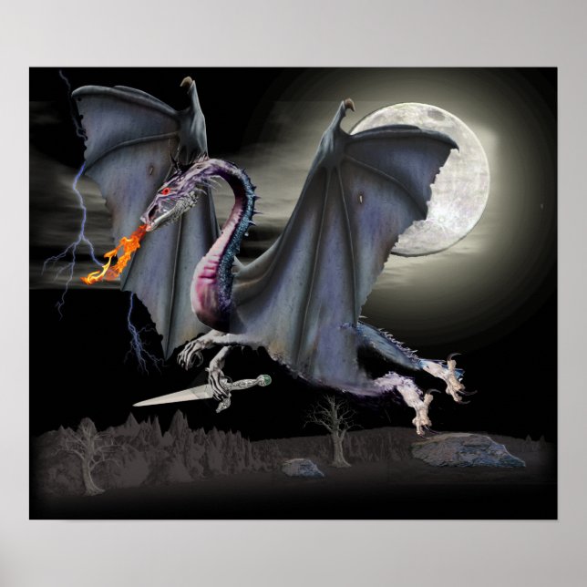 Dragon fantasy poster (Front)