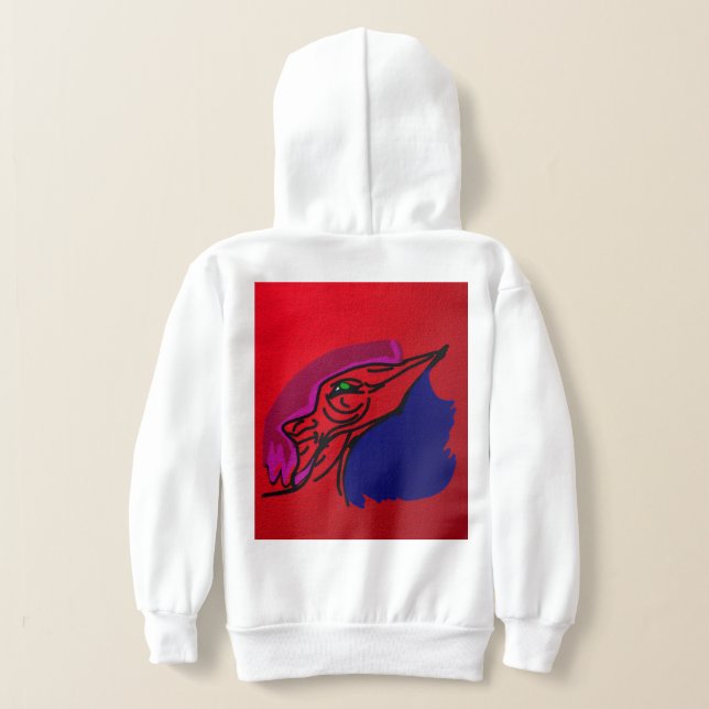 Dragon Fashionista Hoodie (Laydown Back)