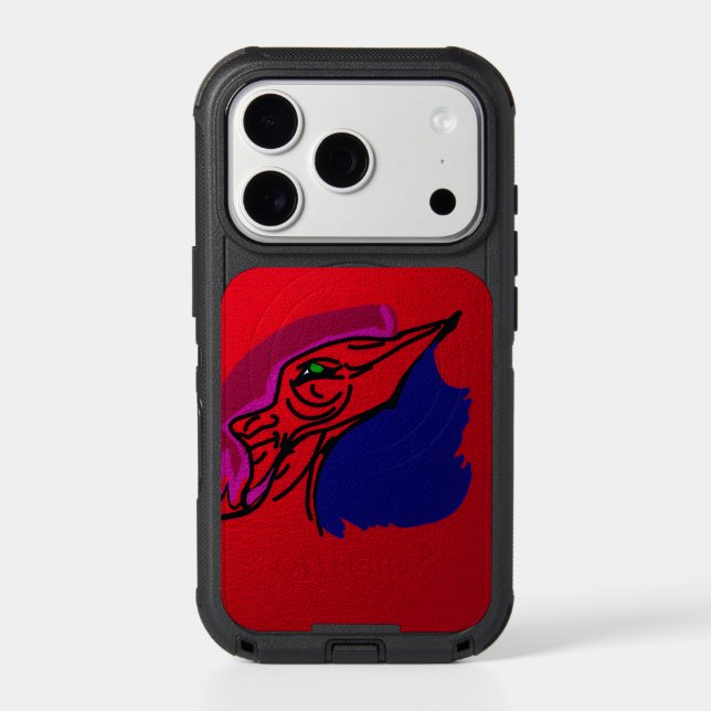 Dragon Fashionista  Otterbox iPhone Case (Back)