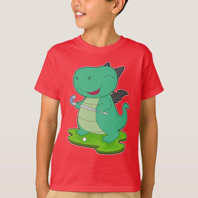 Dragon Field hockey Hockey stick T-Shirt (Front)