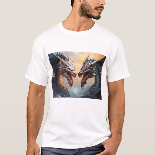 dragon fight T-Shirt (Front)