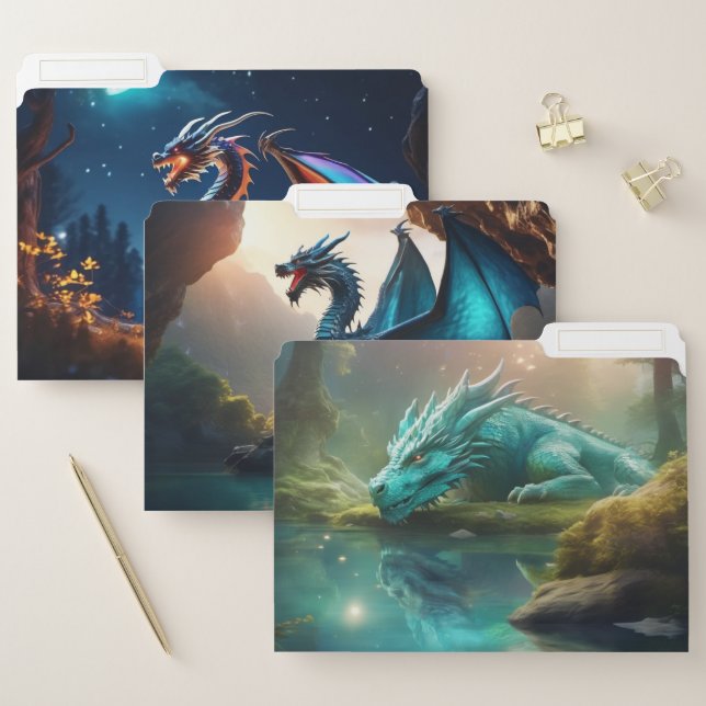 Dragon File Folder (Set)