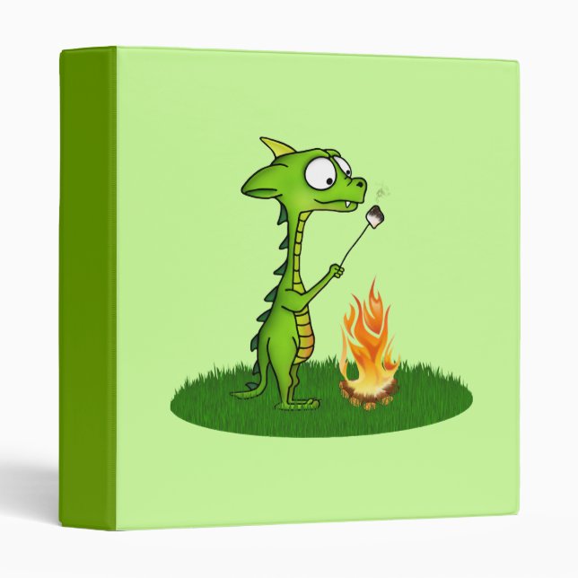 Dragon Fire 3 Ring Binder (Front/Spine)