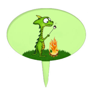Dragon Fire Cake Topper