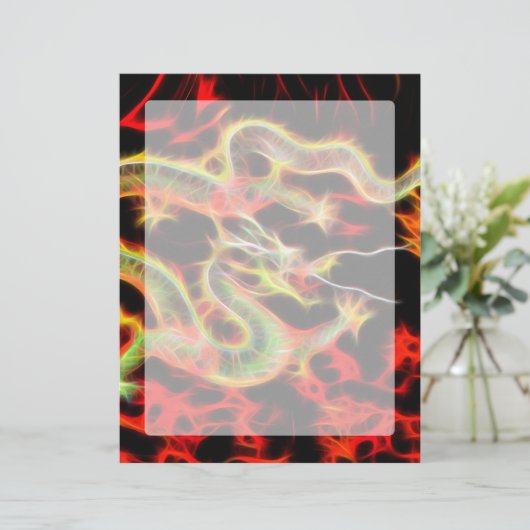 Dragon Fire decor on Lucky Energy (Standing Front)