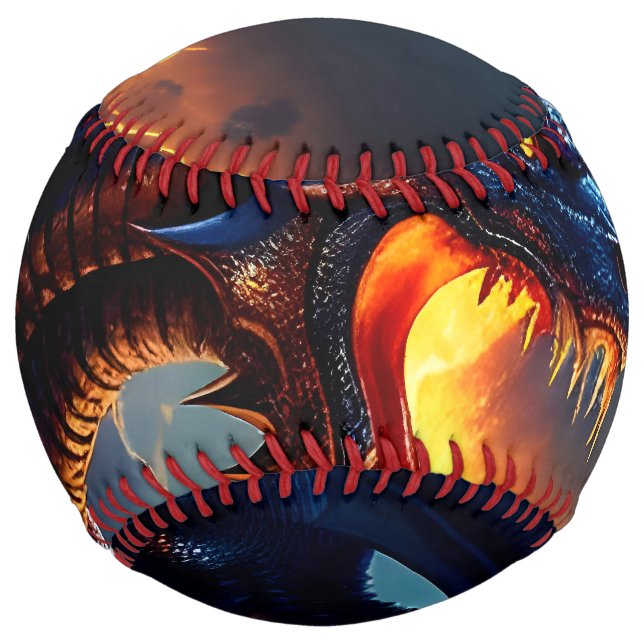 Dragon Fire Lightning Fight Two Softball (Front)