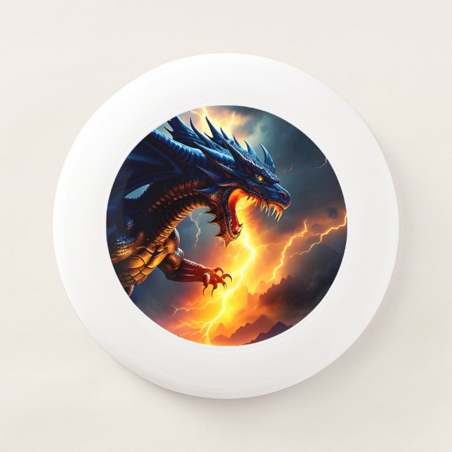 Dragon Fire Lightning Fight Two Wham-O Frisbee (Front)