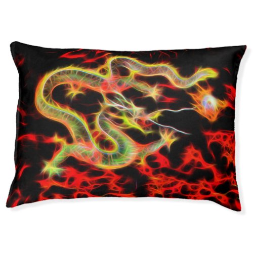 Dragon Fire on Lucky Energy Pet Bed