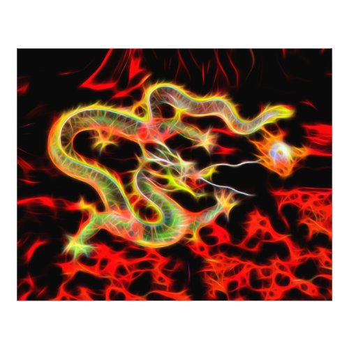 Dragon Fire on Lucky Energy Photo Print