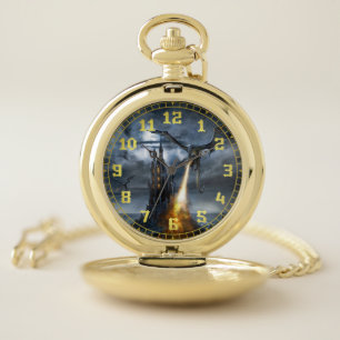 Dragon Fire Pocket Watch