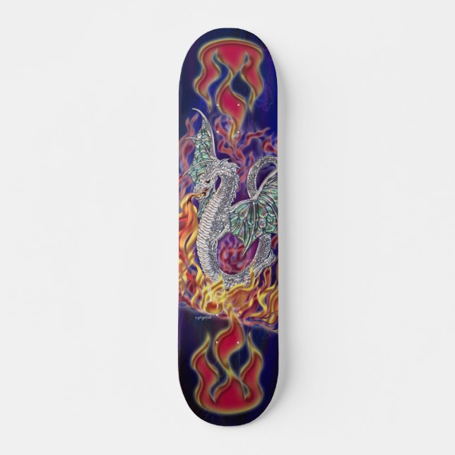 Dragon Fire skateboard Deck (Front)