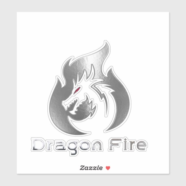Dragon Fire Sticker (Sheet)