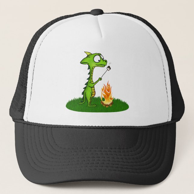 Dragon Fire Trucker Hat (Front)
