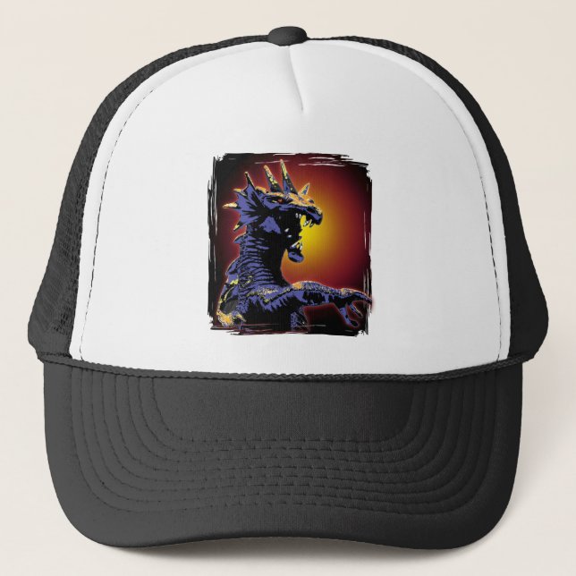 Dragon Fire Trucker Hat (Front)