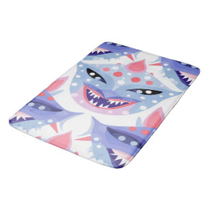 Dragon Fish Smile Bath Mat