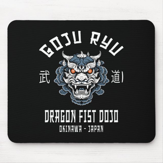 Dragon Fist Dojo Goju Ryu Karate  Mouse Pad (Front)