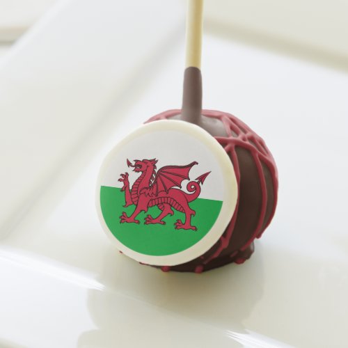 Dragon Flag of Wales Celtic Welsh National Flag Cake Pops
