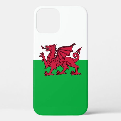 Dragon Flag of Wales Celtic Welsh National Flag iPhone 12 Case