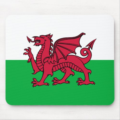 Dragon Flag of Wales Celtic Welsh National Flag Mouse Pad